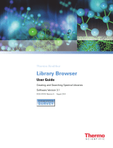 Thermo Fisher Scientific Xcalibur 3.1 Library Browser User guide