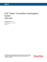 Thermo Fisher Scientific CTS Rotea Counterflow Centrifugation System User guide