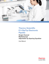 Thermo Fisher Scientific E1-ClipTip Electronic Pipette User manual