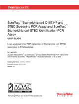Thermo Fisher ScientificSureTect Escherichia coli O157:H7 and STEC Screening PCR Assay and SureTect Escherichia coli STEC Identification PCR Assay-AOAC