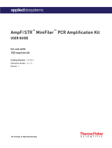 Thermo Fisher Scientific AmpFLSTR MiniFiler PCR Amplification Kit User guide