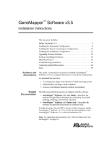 Thermo Fisher Scientific GeneMapper™ Software Installation guide