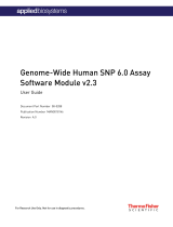 Thermo Fisher ScientificGenome-Wide Human SNP 6.0 Assay Software Module