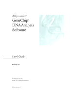 Thermo Fisher ScientificGeneChip&#174; DNA Analysis Software