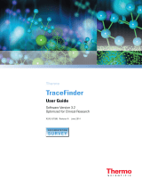 Thermo Fisher Scientific TraceFinder 3.2 User guide