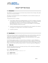 Thermo Fisher ScientificSOLiD™ GFF File Format