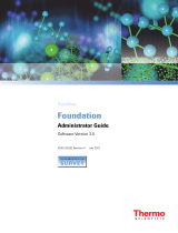 Thermo Fisher Scientific Foundation 3.0 Administrator User guide
