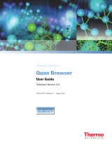 Thermo Fisher Scientific Xcalibur 4.0 Quan Browser User guide