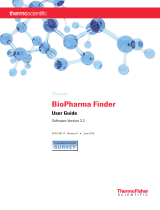 Thermo Fisher Scientific BioPharma Finder 3.2 User guide