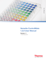 Thermo Fisher Scientific Versette ControlMate 1.2.0 User manual
