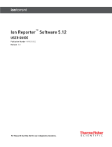 Thermo Fisher Scientific Ion Reporter Software 5.12 User guide