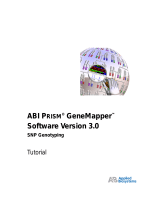 Thermo Fisher Scientific ABI PRISM® GeneMapper™ Software Owner's manual