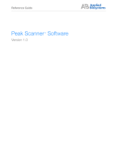 Thermo Fisher Scientific Peak Scanner™ Software Reference guide