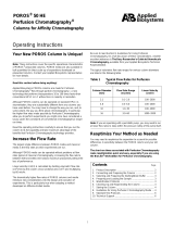 Thermo Fisher Scientific POROS® 50 HE Perfusion Chromatography® Columns Operating instructions