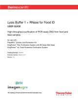 Thermo Fisher Scientific Lysis Buffer 1 + RNase User guide