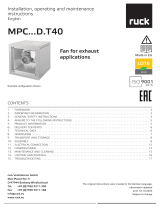 Ruck MPC 400 D4 T40 Owner's manual