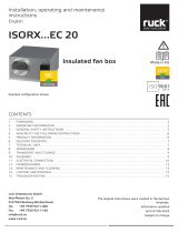 Ruck ISORX 315 EC 20 Owner's manual