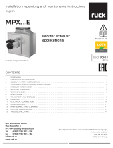 Ruck MPX 315 E2 21 Owner's manual