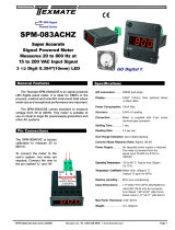 Texmate SPM-083ACHZ Owner's manual