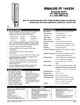 Texmate Dinalog FF144X24 LED Bargraph Meter 101Seg Owner's manual