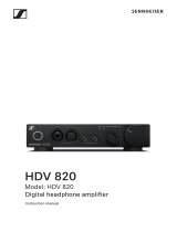Sennheiser HDV 820 User manual