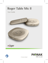 Phonak Roger Table Mic II User guide