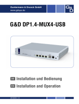 G&D DP1.4-MUX-USB Installation and Operating Guide