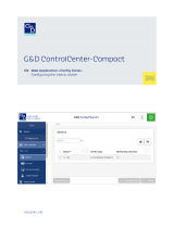 G&D ControlCenter-Compact Owner's manual