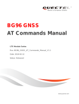 Quectel BG96 GNSS AT Owner's manual