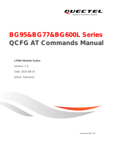Quectel BG95&BG77&BG600L Series QCFG AT Owner's manual