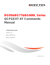 Quectel BG95&BG77&BG600L Series QCFGEXT AT Owner's manual