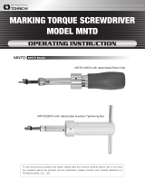 Tohnichi MNTD Owner's manual