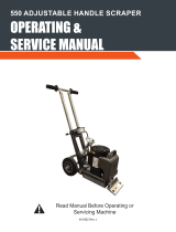 National Flooring Equipment 550 Operating & Service Manual