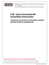 Sorelle 228 Full Size Rails Assembly Instruction Manual