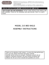 Sorelle 215 Full Size Rails Assembly Instructions