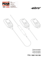 Ebro TTX 110 Owner's manual
