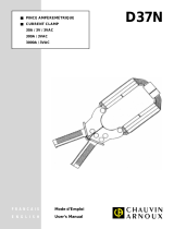 Chauvin-Arnoux CAD37N Owner's manual