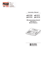 Hanna Instruments PH 213 Owner's manual