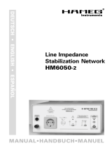 HAMEG HM6050 Owner's manual
