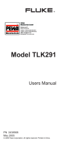 Fluke Juego de sondas de prueba con fusibles TLK291 de Owner's manual