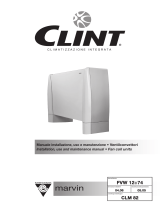 Clint FVW 12÷74 universal fan coil MARVIN User manual