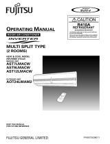 Fujitsu AST7LMACW AOT24 Operating instructions