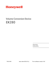 Honeywell EK280 Operating instructions