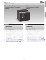 Kromschroder FCU 500 Warn Operating instructions