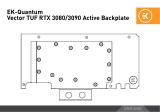 EK-Quantum Vector Strix RTX 3090 Backplate User manual