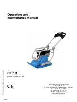 Weber mt CF 2 R / CF 2i R Operating instructions