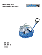 Weber mt CR 5-II Hatz CR 5-II E Operating instructions