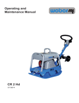 Weber mt CR 2 Hd Operating instructions