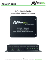 AVPro Edge AC-AMP-2024 Owner's manual