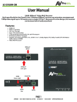 AVPro Edge AC-EX150VW-C9R* Owner's manual
